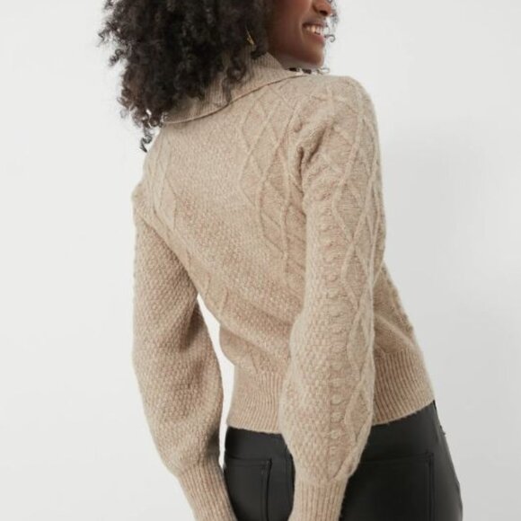 Draper James Beige Eyelet Cardigan - Picture 11 of 11